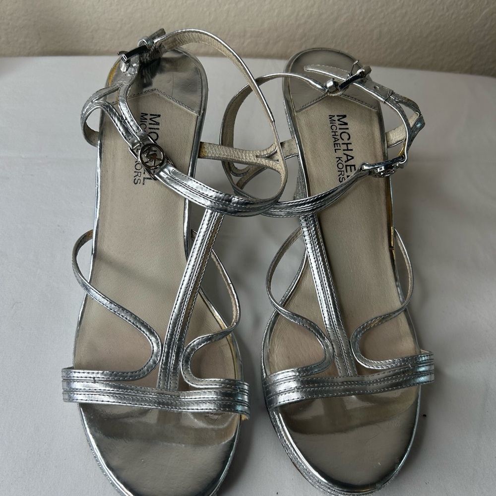 Michael Kors Silver Women's Sandals